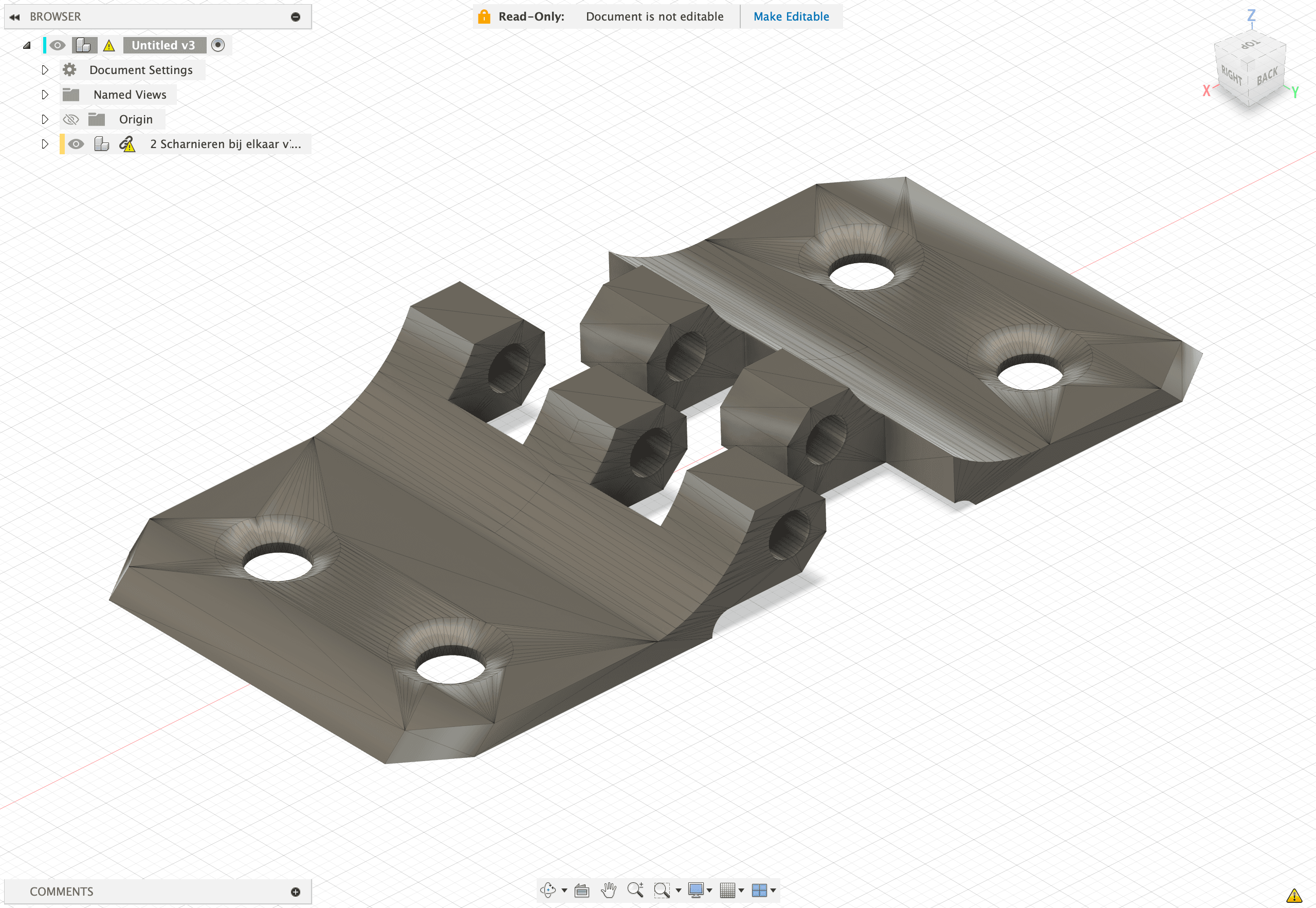 Hinge Custom 3D Design